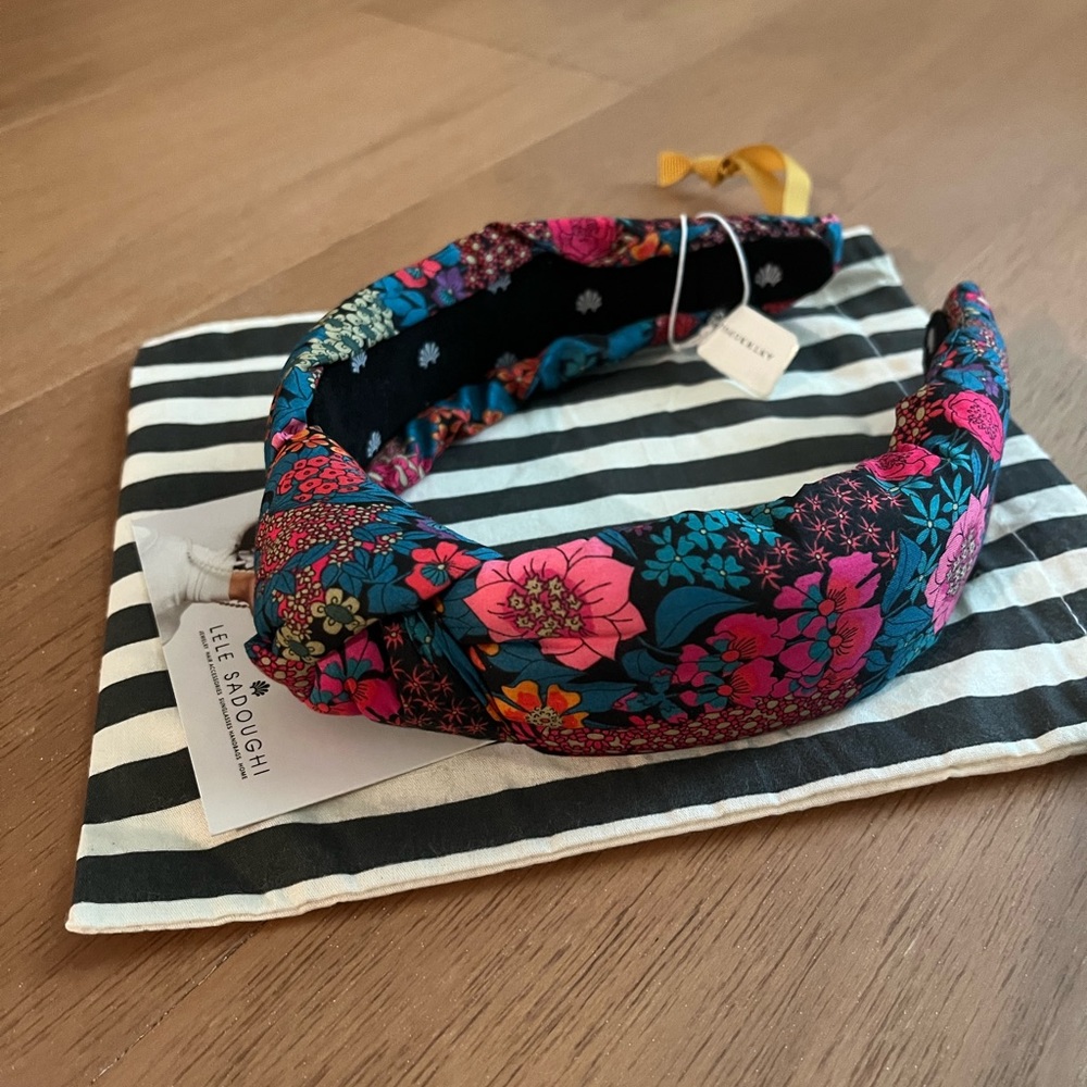SOLD lele sadoughi Liberty London knotted Garland headband